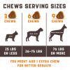 Natural Calming Chews for Dogs with Hemp Oil and Valerian Root Chicken Flavor 180 Chews