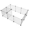 Pet Playpen, Small Animal Cage Indoor Portable Metal Wire Yard Fence for Small Animals, Guinea Pigs, Rabbits Kennel Crate Fence Tent YF