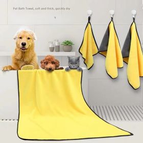 Dog Towels For Drying Dogs Drying Towel Dog Bath Towel, Quick-drying Pet Dog And Cat Towels Soft Fiber Towels Robe Super Absorbent Quick Drying Soft M (size: 50x100CM)