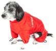 Helios Thunder-crackle Full-Body Waded-Plush Adjustable and 3M Reflective Dog Jacket