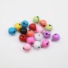 10 Pcs 14mm Iron Candy Color Paint Small Bell Keychain Doll Accessories Pet Collar Pendant Christmas Metal Bell