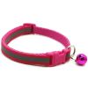 Small Pet Color Buckle Reflective Collars 1.0 Patch Bells Dog Collar Safety Adjustable For Cats Puppy Night Outdoor Supplies