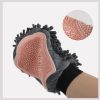 Pet Bathing Brush 2-in-1 Grooming Glove Elegant Dog Grooming Tool For Brushing, Massaging, And Drying Pet Grooming Kit For Dog Cat 2-Sided Bathing Bru